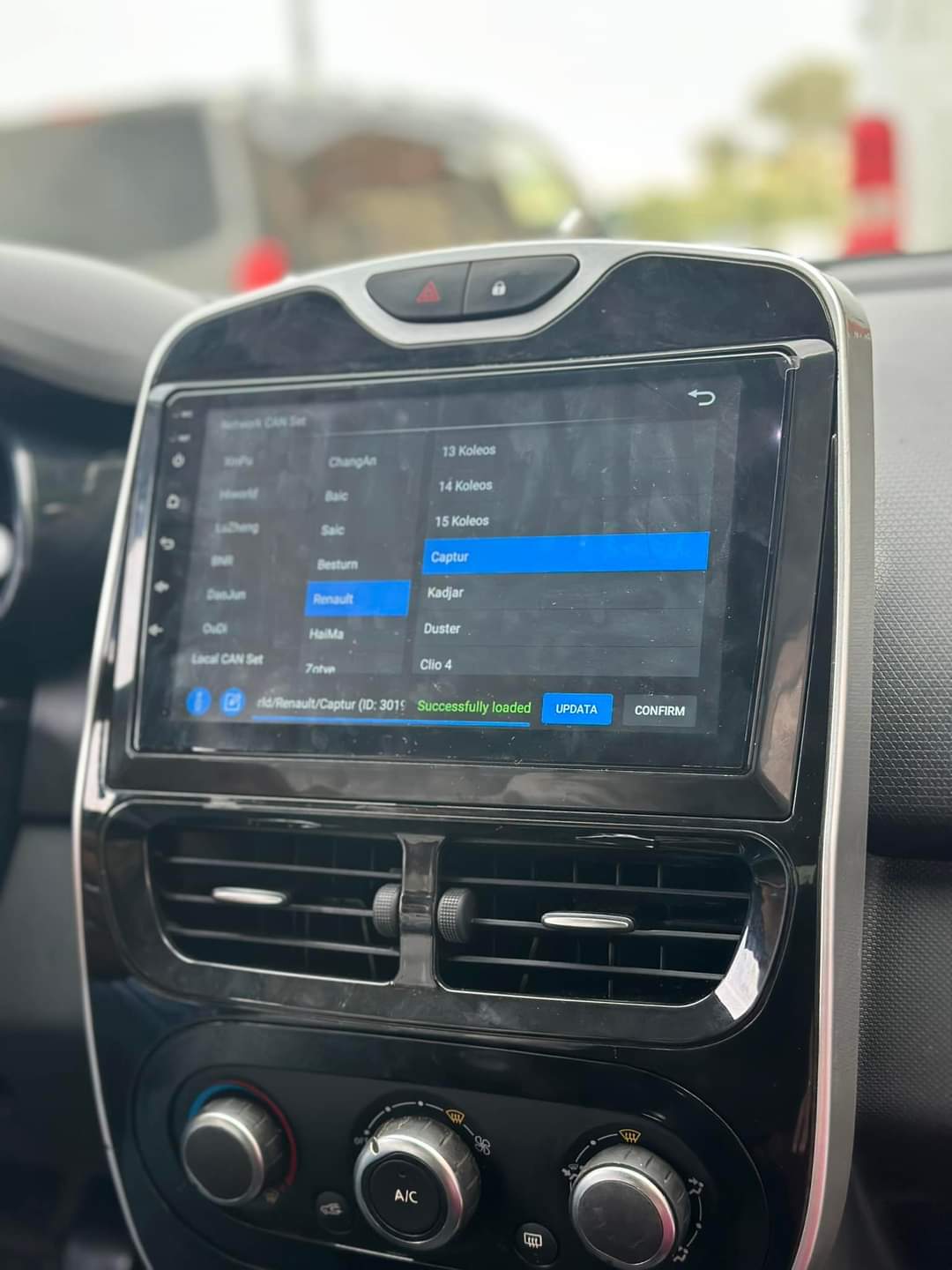 Tablette android Clio 4