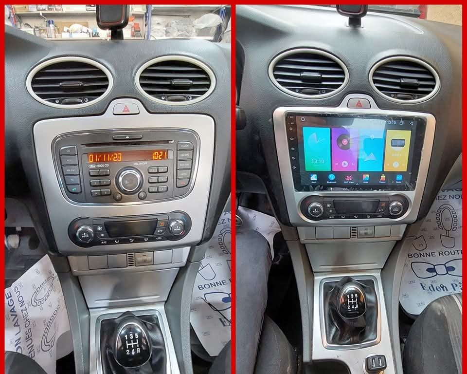 Tablette android Ford Focus ancien clim degetal