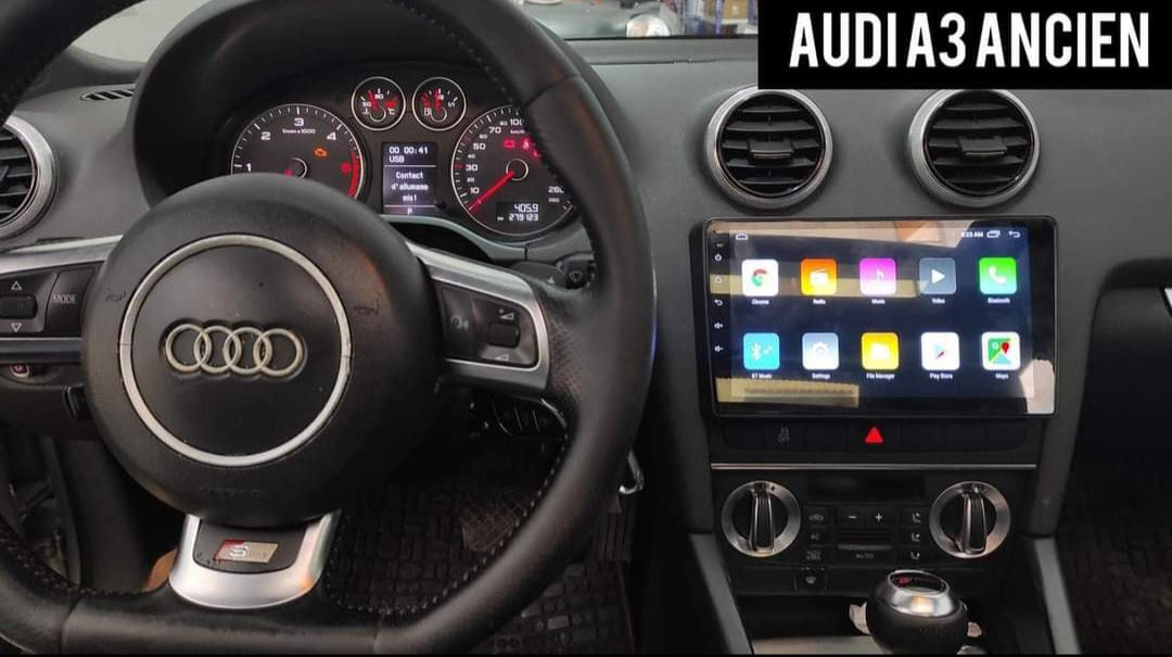 Tablette android Audi A3 ancien