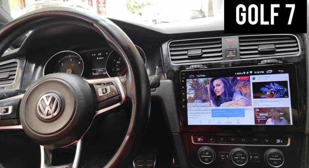 Tablette android Golf 7 noir